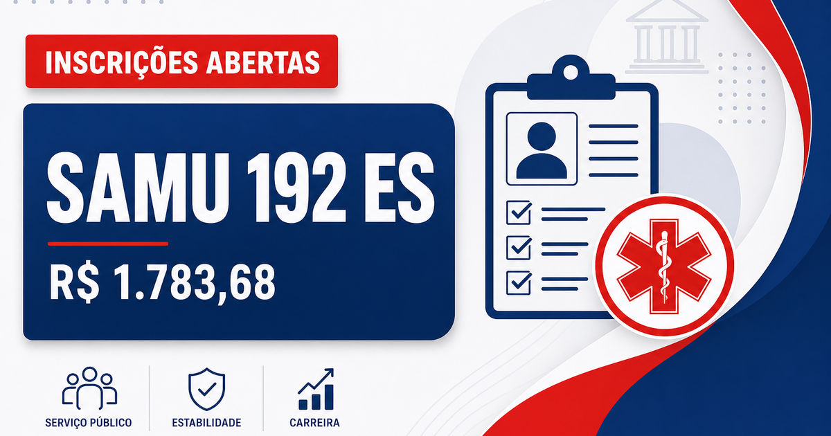 SAMU 192 - Serviço de Atendimento Móvel de Urgência do Espírito Santo: SAMU 192 - ES abre processo seletivo para Telefon - SAMU 192 - Serviço de Atendimento Móvel de Urgência do Espírito Santo