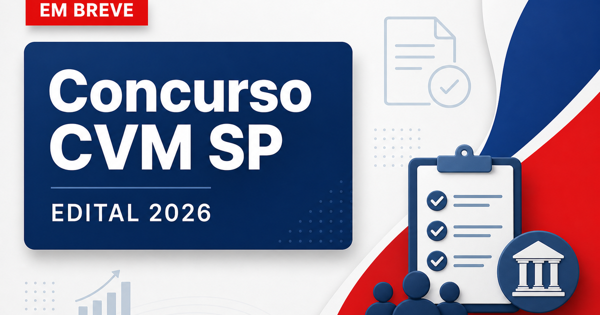 Concurso CVM: governo fala de nomeações, cronograma e excedentes - CVM: governo fala de nomeações, cronograma e excedentes