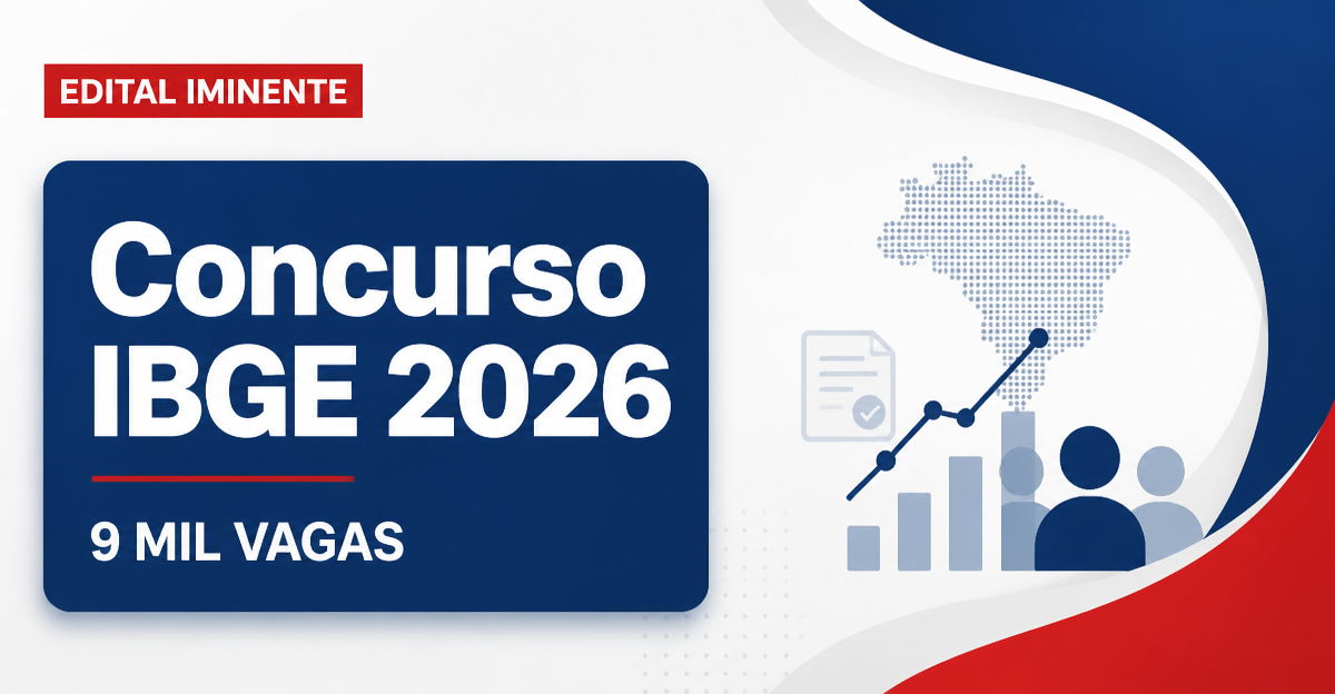 Concurso IBGE: editais com 9 mil vagas saem até meados de junho - IBGE: editais com 9 mil vagas saem até meados de junho