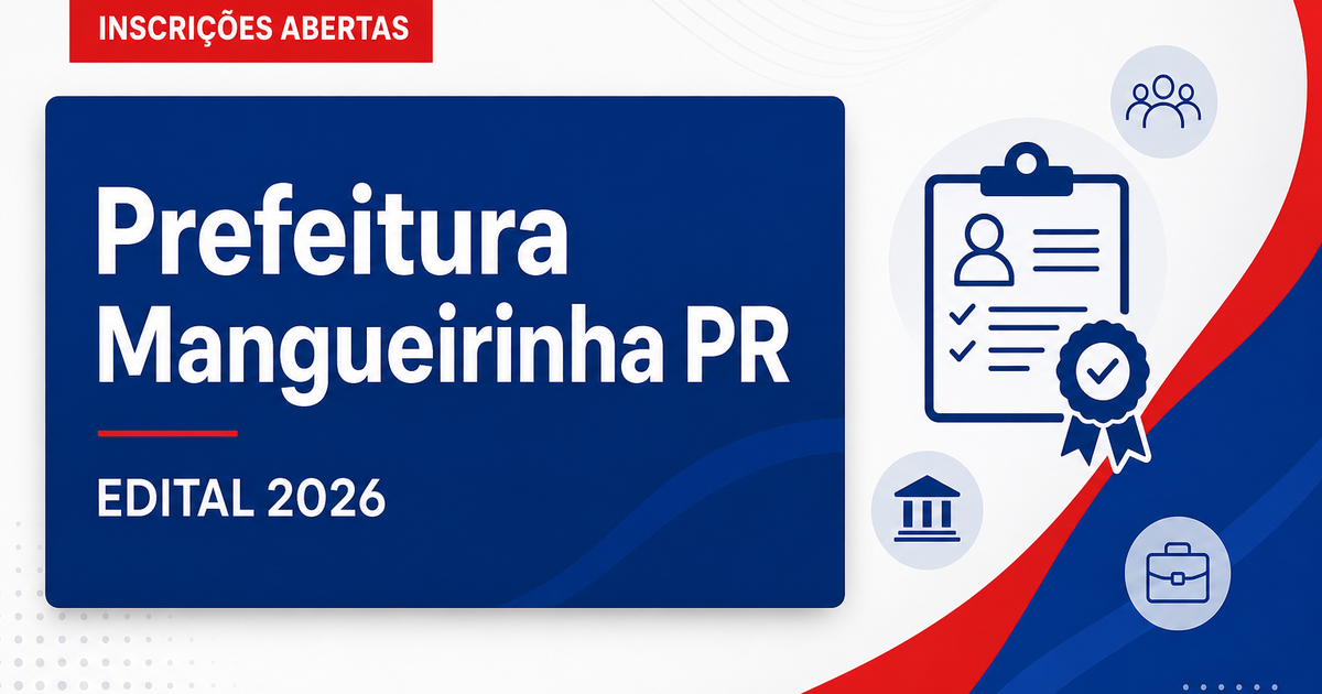 Prefeitura de Mangueirinha - PR abre seleção para diversos níveis de escolaridade - Prefeitura de Mangueirinha