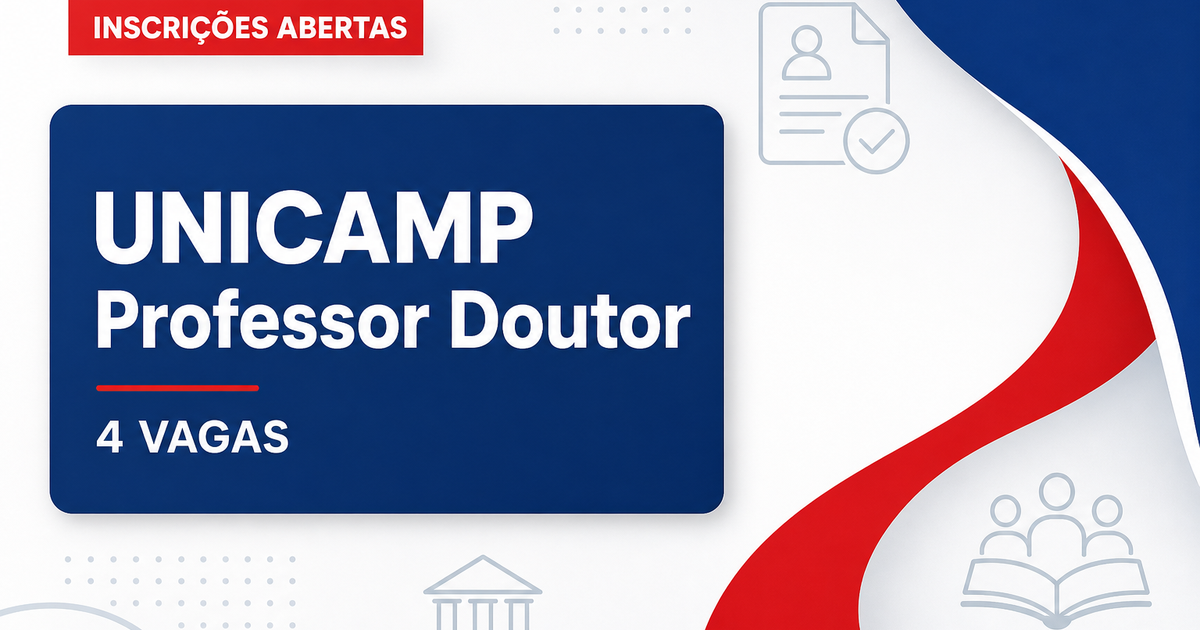 UNICAMP - Universidade Estadual de Campinas: UNICAMP - SP abre concursos públicos com vagas para professor doutor - Universidade Estadual de Campinas