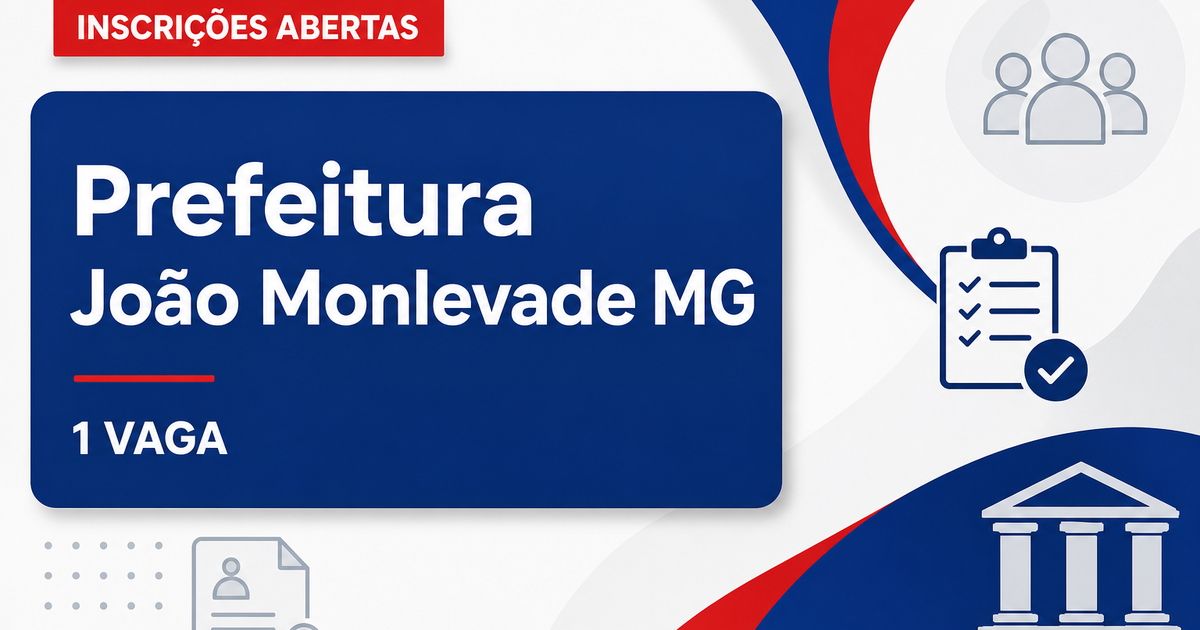 Prefeitura de João Monlevade MG abre processo seletivo para médico com 1 vaga - Prefeitura de João Monlevade