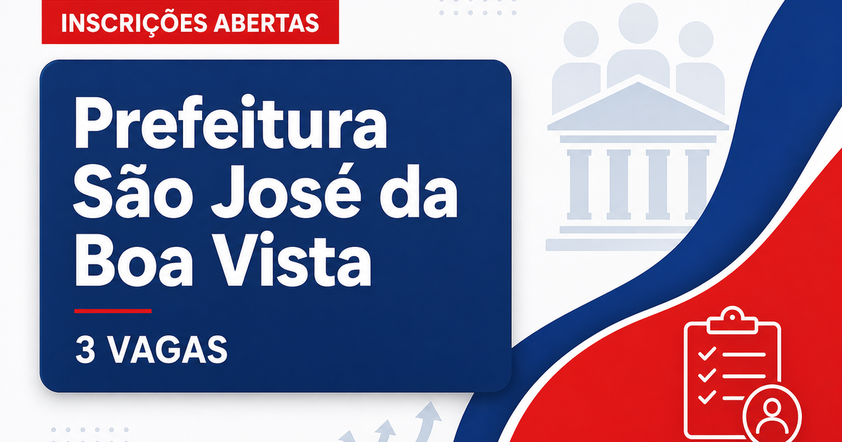 Prefeitura de São José da Boa Vista: Prefeitura de São José da Boa Vista - PR abre processo seletivo com salários de até - Prefeitura de São José da Boa Vista