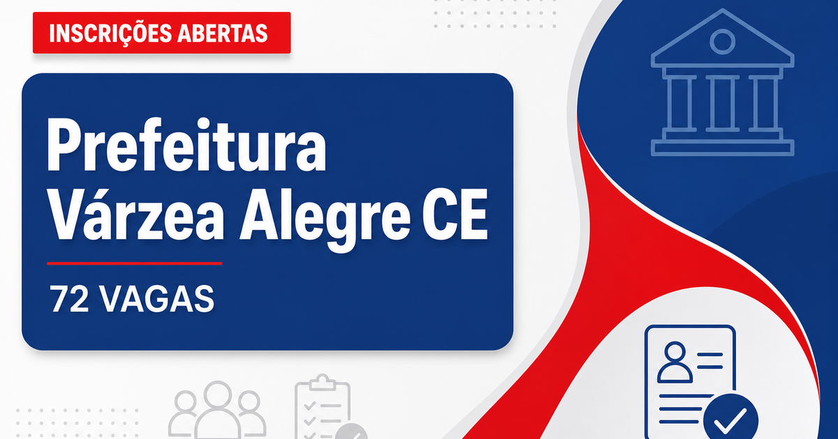 Prefeitura de Várzea Alegre - Secretaria Municipal de Educação: Prefeitura de Várzea Alegre - CE abre seleção para Tutor - Prefeitura de Várzea Alegre