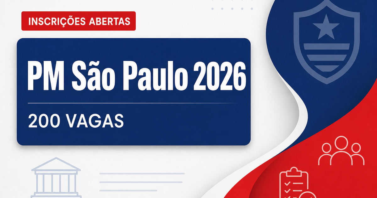 PM - Polícia Militar do Estado de São Paulo: PM - SP abre concurso público com 200 vagas para o cargo de Cadete - Polícia Militar do Estado de São Paulo