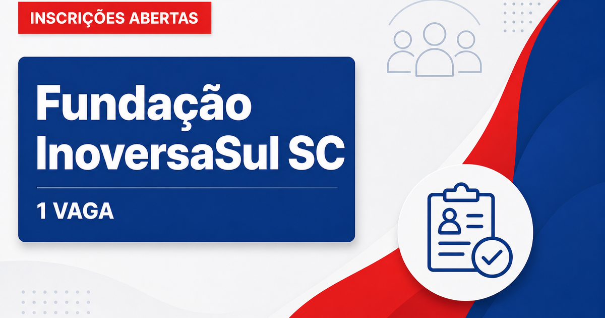 Fundação InoversaSul Tubarão SC abre processo seletivo para professor de História 1 vaga - Fundação InoversaSul