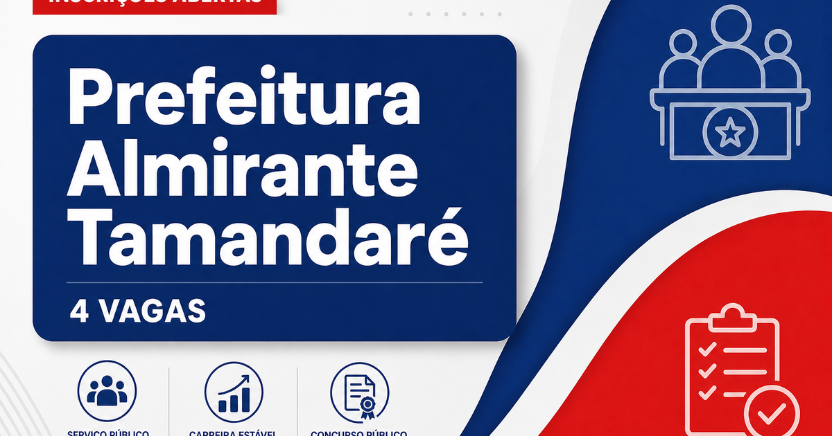 Prefeitura de Almirante Tamandaré PR abre processo seletivo com 4 vagas para técnico em enfermagem - Prefeitura de Almirante Tamandaré