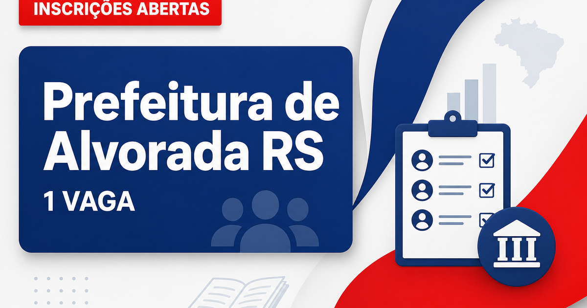 Prefeitura de Alvorada: Prefeitura de Alvorada - RS abre processo seletivo para Técnico de Informática - Prefeitura de Alvorada