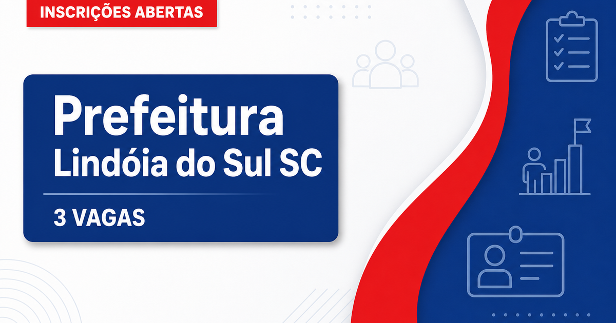 Prefeitura de Lindóia do Sul: Prefeitura de Lindoia do Sul - SC abre processo seletivo para Agente Comunitário de Saúde - Prefeitura de Lindóia do Sul