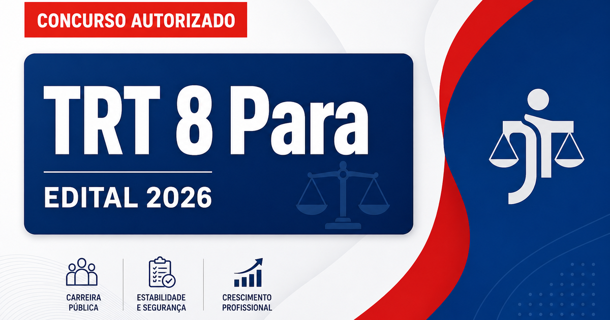Concurso TRT 8: iniciada escolha da banca para nova seleção, cinco empresas na disputa - Tribunal Regional do Trabalho