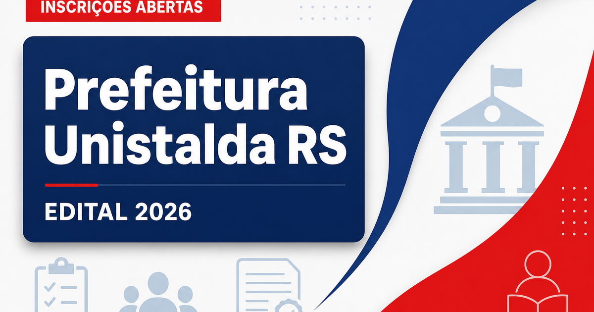 Prefeitura de Unistalda - RS abre seleção para Instrutor de Informática - Prefeitura de Unistalda