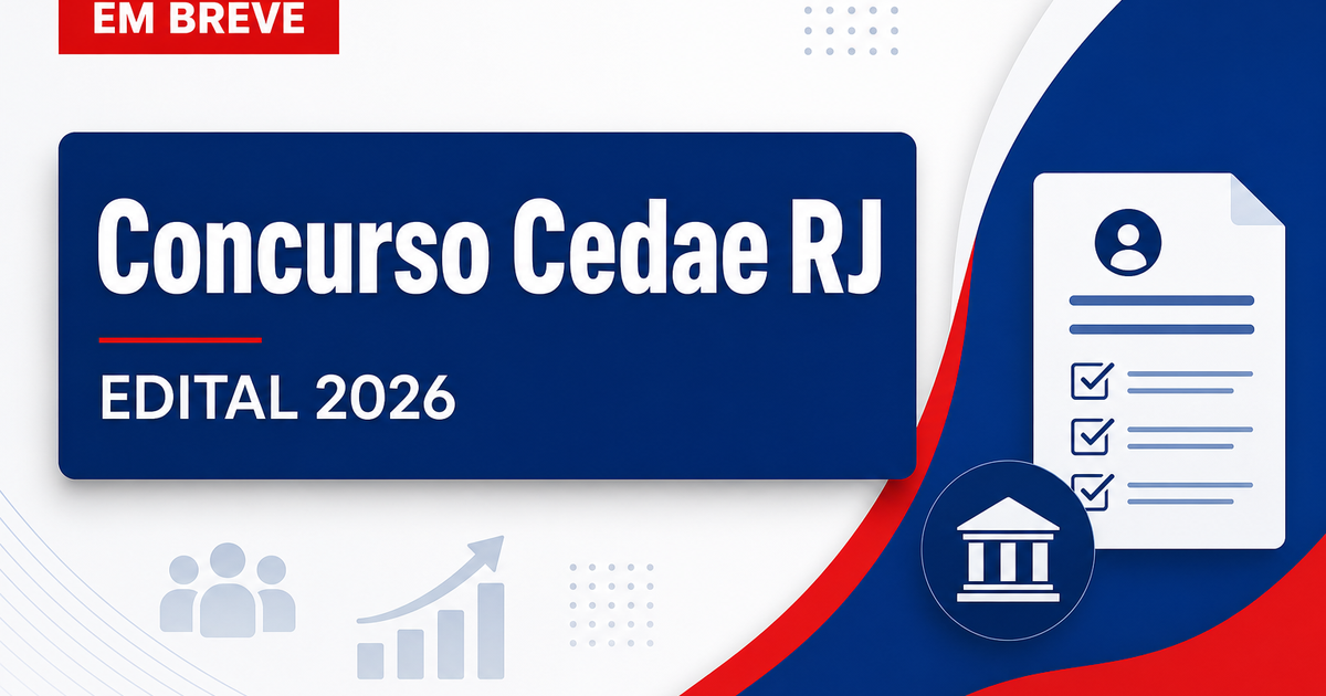 Concurso Cedae RJ: nova seleção pode ser realizada ainda em 2026 - Cedae