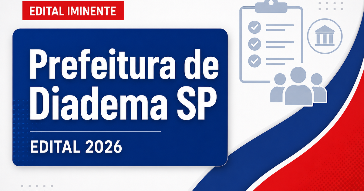 Concurso Prefeitura de Diadema SP: contratada banca para nova seleção; edital já pode sair - Prefeitura de Diadema
