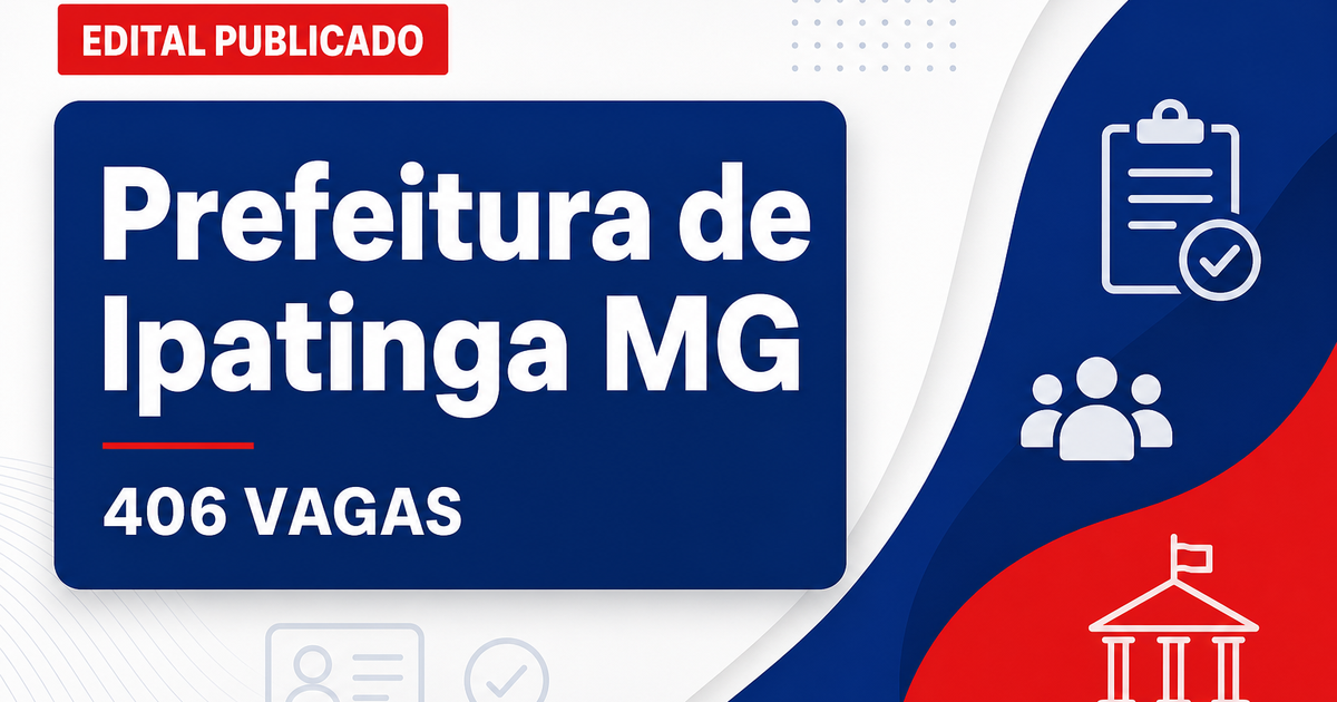 Prefeitura de Ipatinga: Prefeitura de Ipatinga - MG retifica concurso público para diversos cargos - Prefeitura de Ipatinga