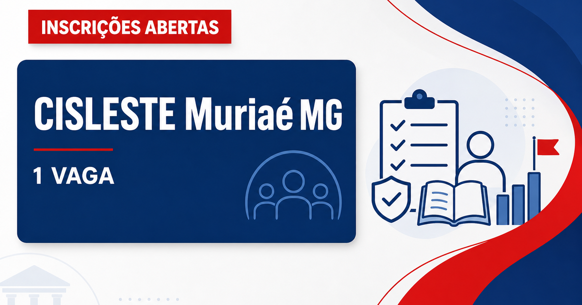 Processo seletivo CISLESTE Muriaé MG abre 1 vaga para motorista - CISLESTE