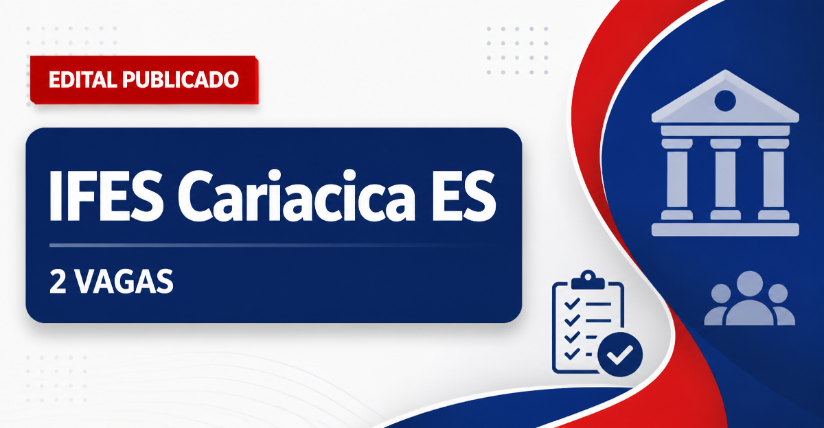 Instituto Federal do Espírito Santo concurso para 2 vagas de professor em Cariacica ES - Instituto Federal do Espírito Santo
