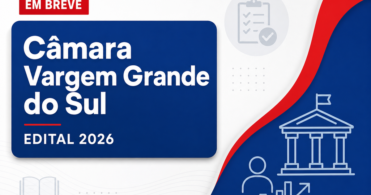 Concurso Câmara Vargem Grande do Sul SP: novo edital em breve para cargo de nível superior - Câmara Municipal de Vargem Grande do Sul