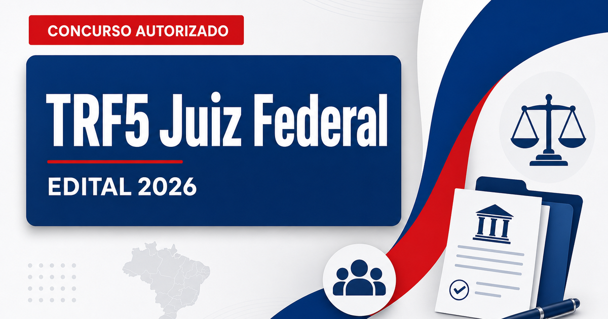 Concurso TRF5 tem banca definida para novo edital de juiz - Tribunal Regional Federal da 5ª Região