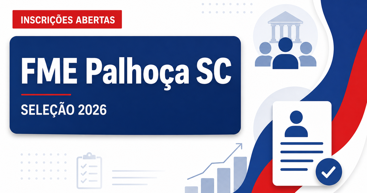 Fundação Municipal de Esporte e Cultura de Palhoça - SC abre seleção para instrutores - Fundação Municipal de Esporte e Cultura de Palhoça