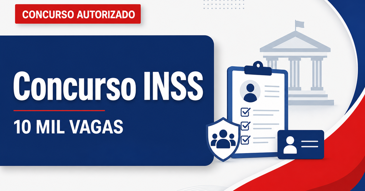 Concurso INSS com 10 mil vagas será autorizado? Ministro responde - INSS com 10 mil vagas será autorizado? Ministro reonde