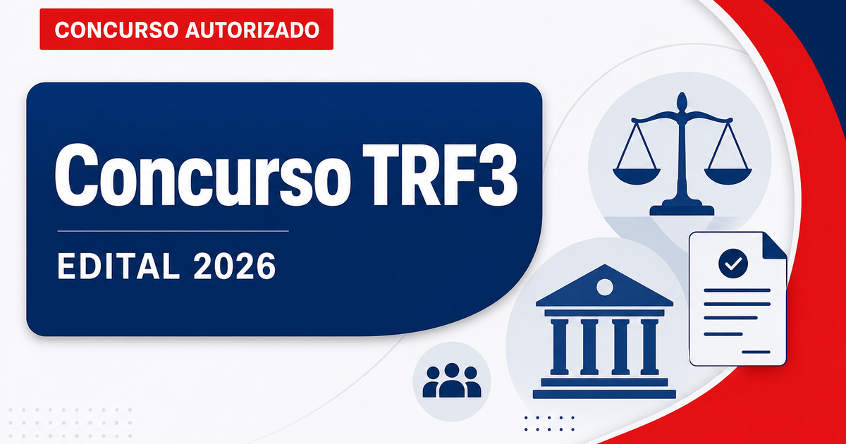 Concurso TRF3 pode ter banca contratada este ano; entenda! - Tribunal Regional Federal da 3ª Região
