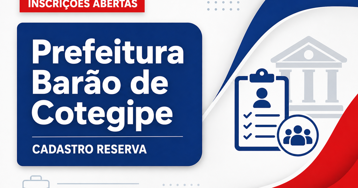 Prefeitura de Barão de Cotegipe: Prefeitura de Barão de Cotegipe - RS abre processo seletivo para professores - Prefeitura de Barão de Cotegipe