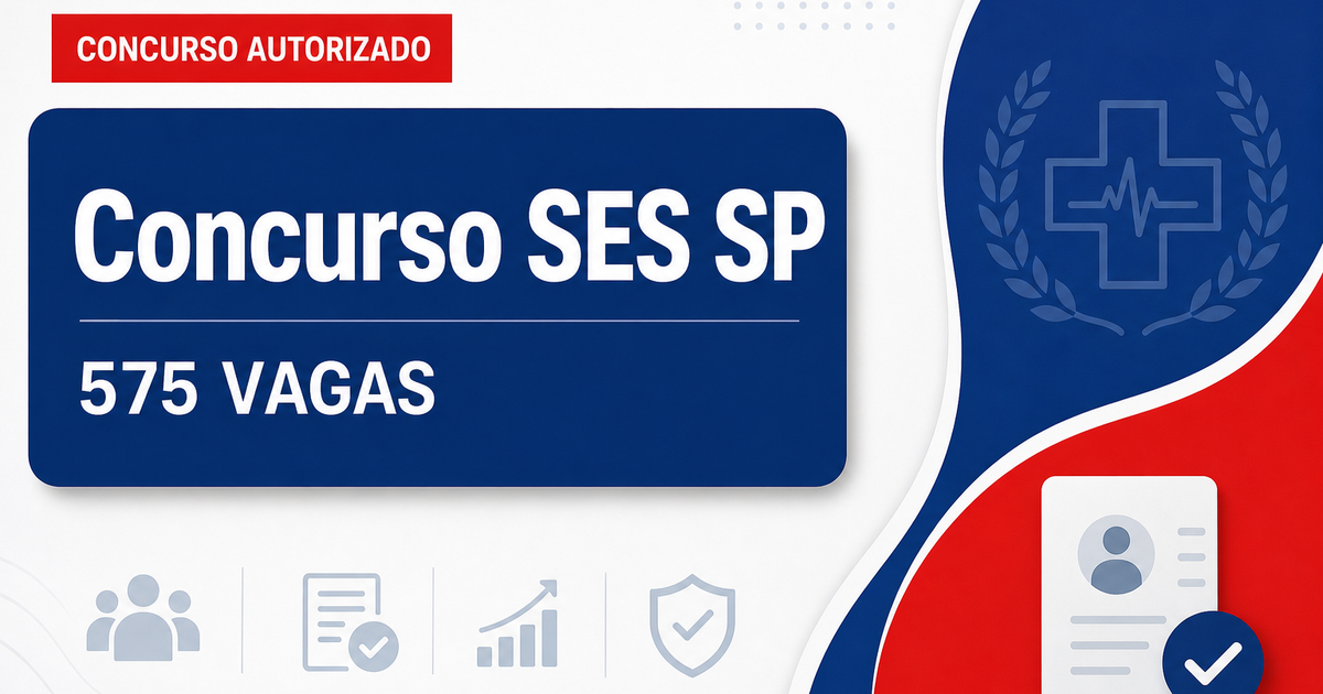 Concurso SES SP: Tarcísio autoriza o preenchimento de 575  vagas para nova seleção e remanescentes - Secretaria de Estado da Saúde