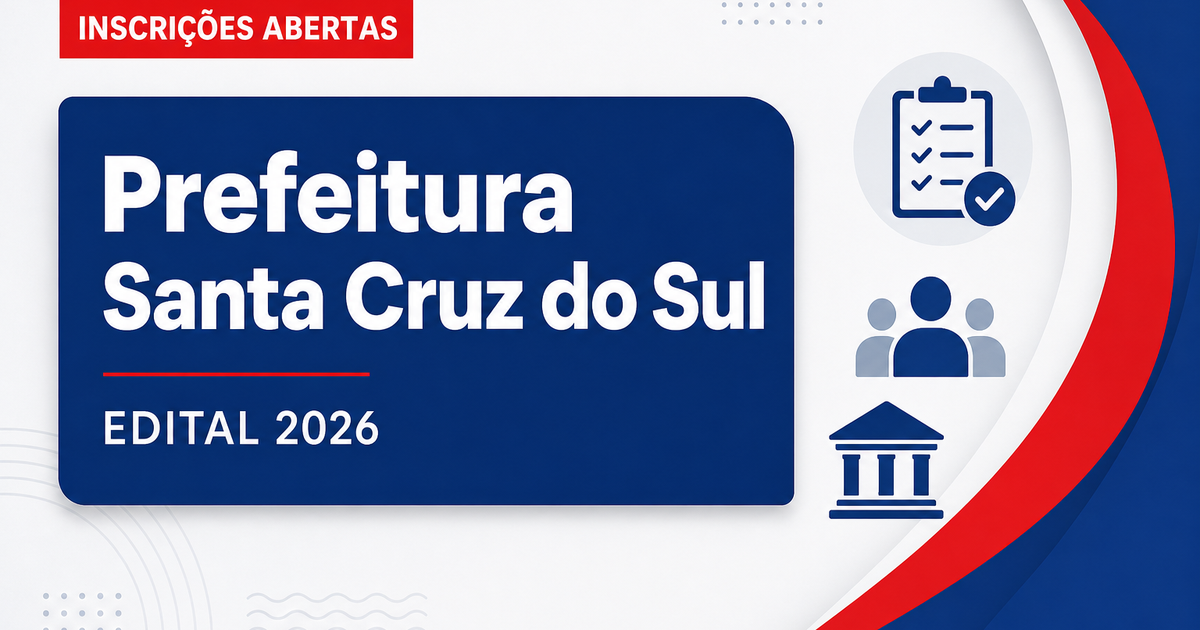 Prefeitura de Santa Cruz do Sul - RS abre processo seletivo para Educador Social - Prefeitura de Santa Cruz do Sul