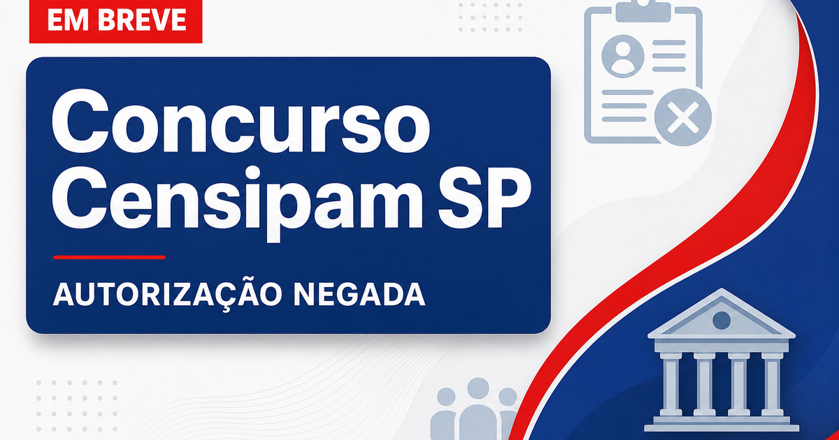Concurso Censipam: pedido de autorização é negado pelo MGI - Censipam: pedido de autorização é negado pelo MGI
