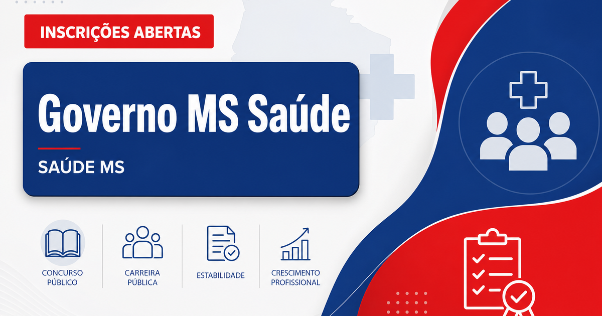 Governo de Mato Grosso do Sul - MS abre seleção para profissionais de saúde em diversas especialidades - Governo de Mato Grosso do Sul