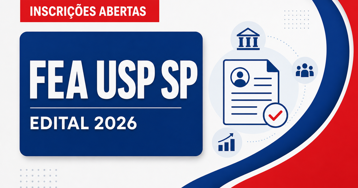 FEA - SP abre processo seletivo para vagas imediatas e formação de cadastro de reserva - Fundação de Estudos Avançados da Universidade de São Paulo