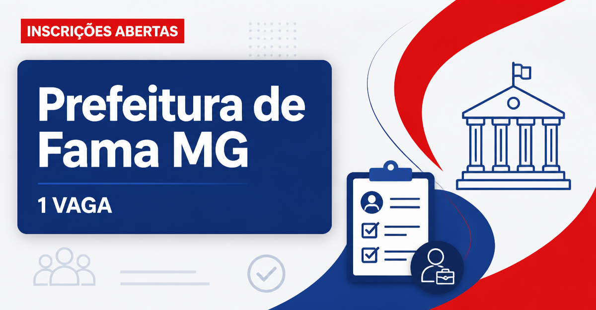Prefeitura de Fama: Prefeitura de Fama - MG abre processo seletivo para Agente de Combate às Endemias - Prefeitura de Fama