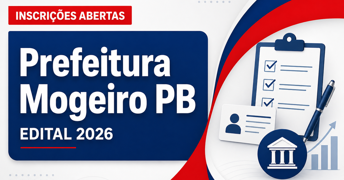 Prefeitura de Mogeiro - PB abre vagas para Agente Comunitário de Saúde - Prefeitura de Mogeiro