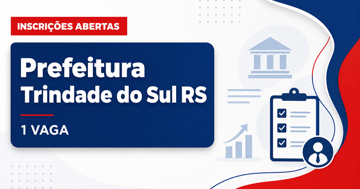 Prefeitura de Trindade do Sul - RS abre vaga para Professor de Educação Física - Prefeitura de Trindade do Sul