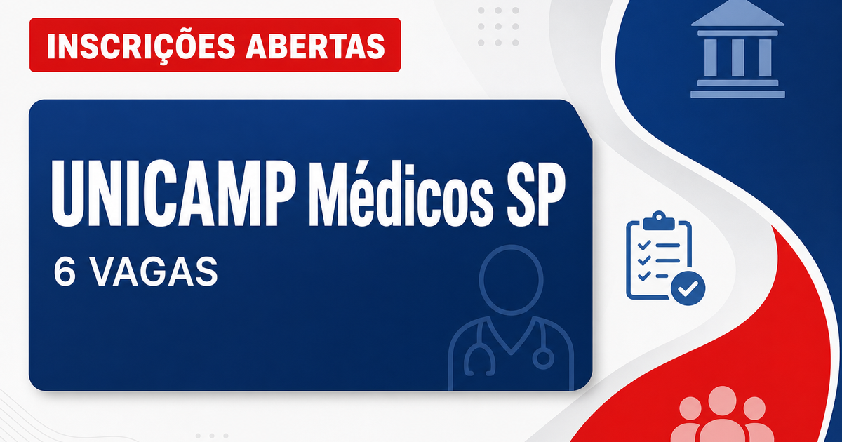 UNICAMP - Universidade Estadual de Campinas: UNICAMP - SP abre concurso público com vagas para médicos em diversas espec - Universidade Estadual de Campinas