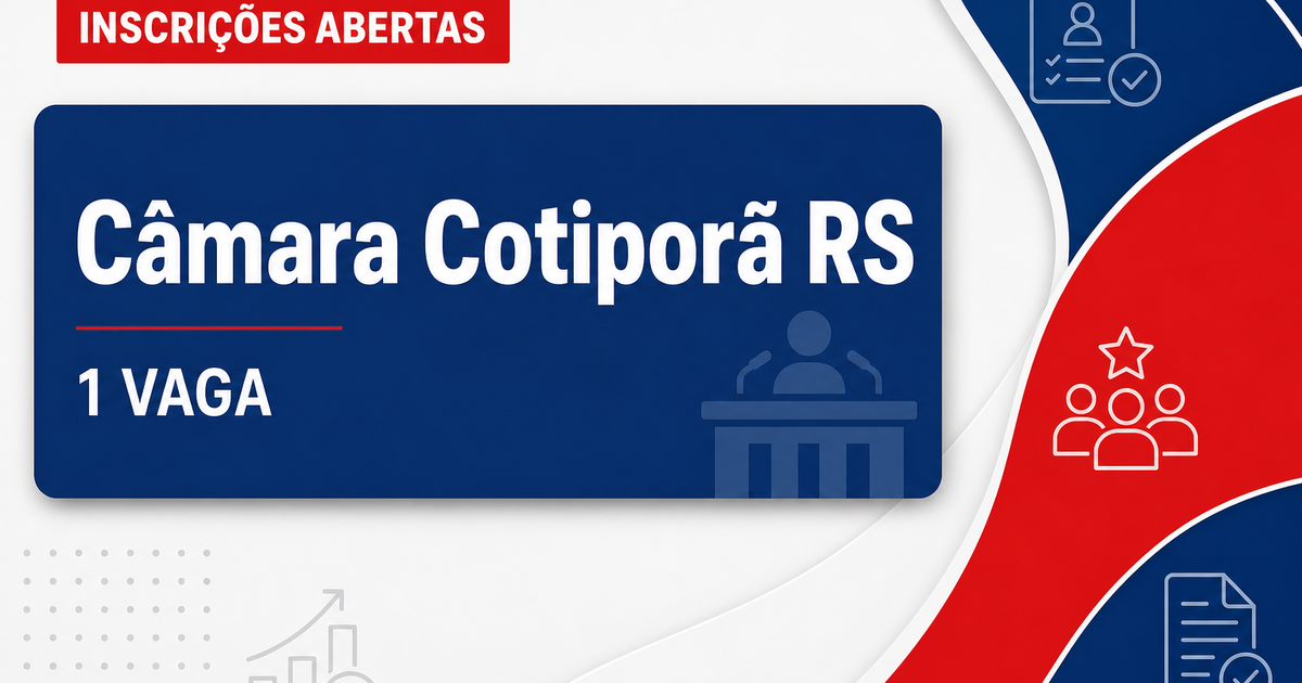 Câmara de Vereadores de Cotiporã: Câmara de Cotiporã - RS abre processo seletivo para o cargo de Secretário - Câmara de Vereadores de Cotiporã