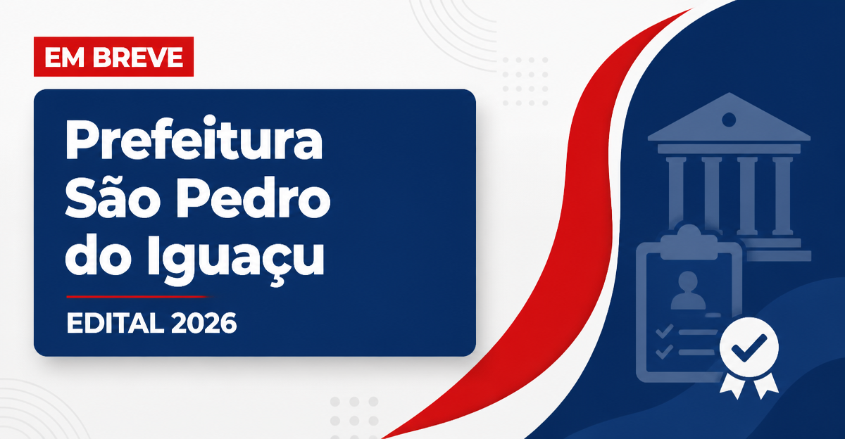 Processo seletivo Prefeitura de São Pedro do Iguaçu PR Saúde 2026 - Prefeitura de São Pedro do Iguaçu