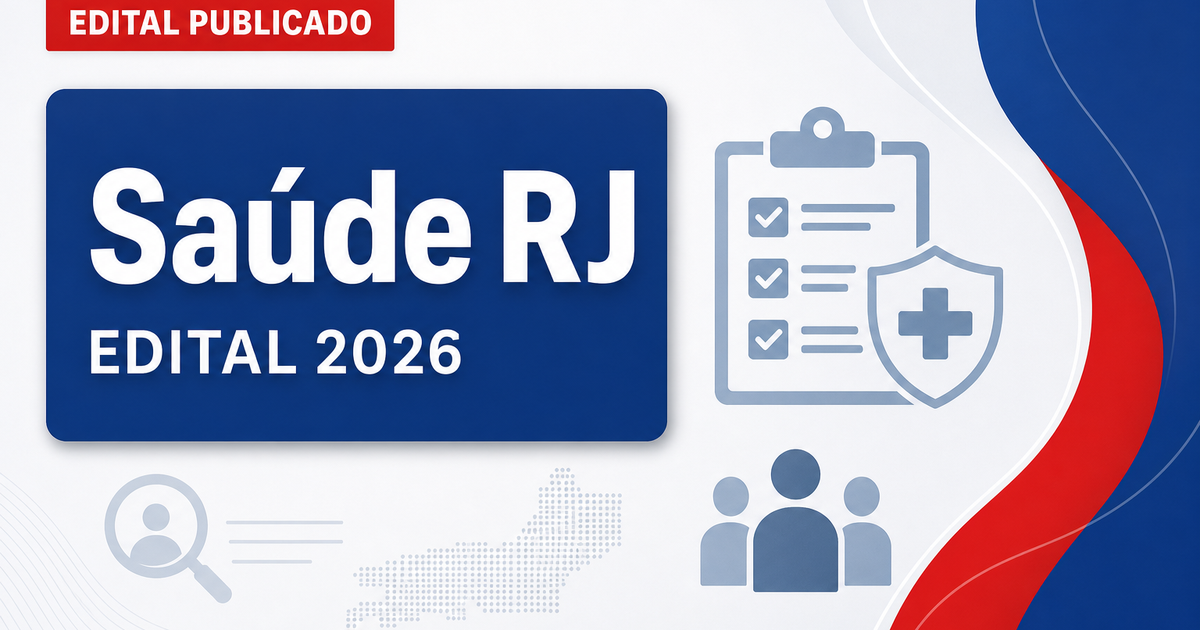 Concurso Saúde RJ: governador interino destaca novo edital - Secretaria de Saúde do Rio de Janeiro