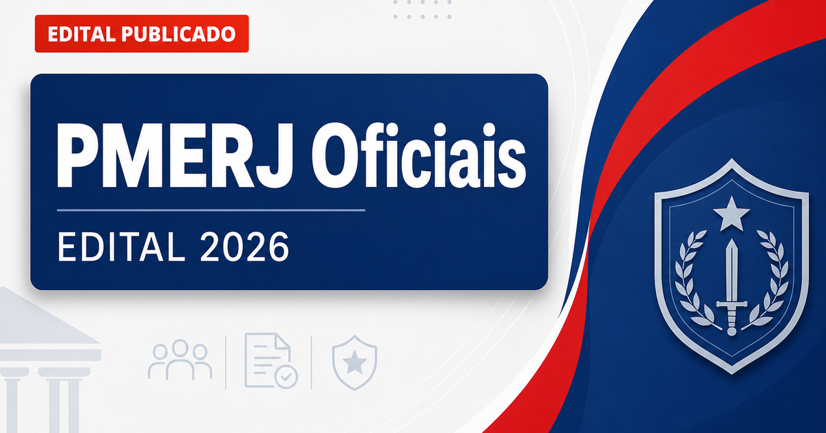Concurso PMERJ oficiais: estrutura das provas é revelada - Polícia Militar do Estado do Rio de Janeiro
