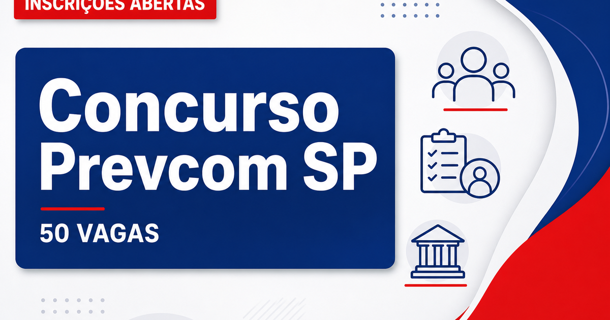 Concurso da Prevcom SP encerra inscrições para mais de 50 vagas nesta quarta-feira (22) - Prevcom SP