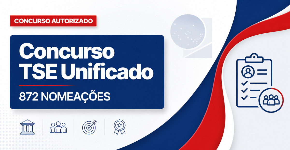 Concurso TSE Unificado: portaria autoriza 872 nomeações este ano - TSE Unificado: portaria autoriza 872 nomeações este ano