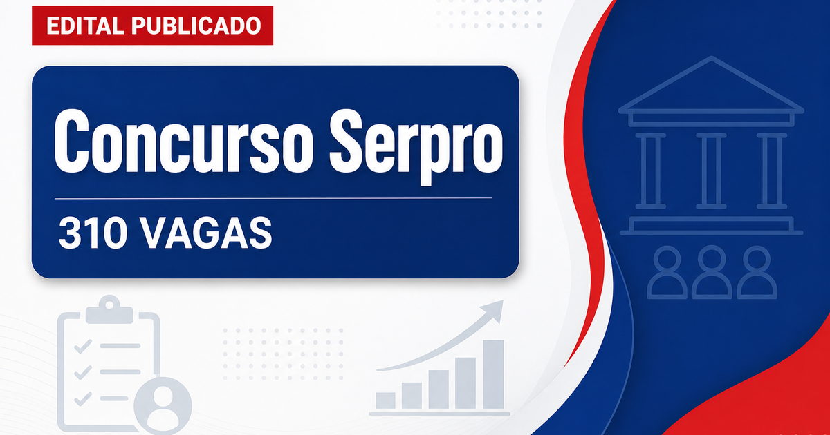 Concurso Serpro terá mais 310 analistas convocados; veja prazos! - Serpro terá mais 310 analistas convocados; veja prazos!