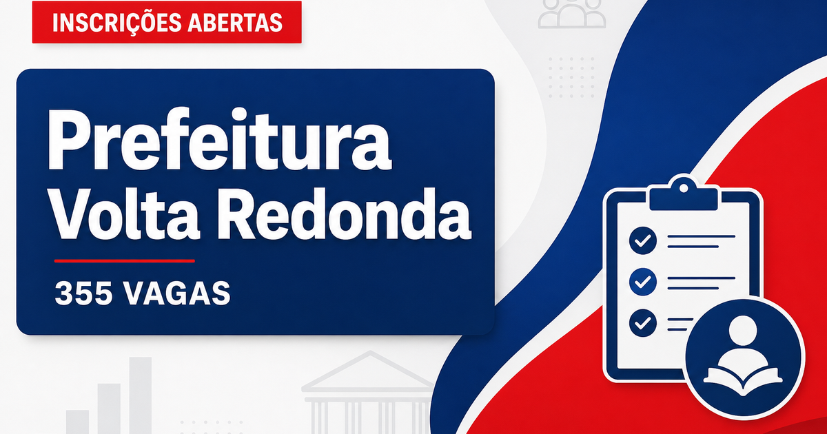 Prefeitura de Volta Redonda - Secretaria Municipal de Saúde: Prefeitura de Volta Redonda - RJ abre concurso público para - Prefeitura de Volta Redonda