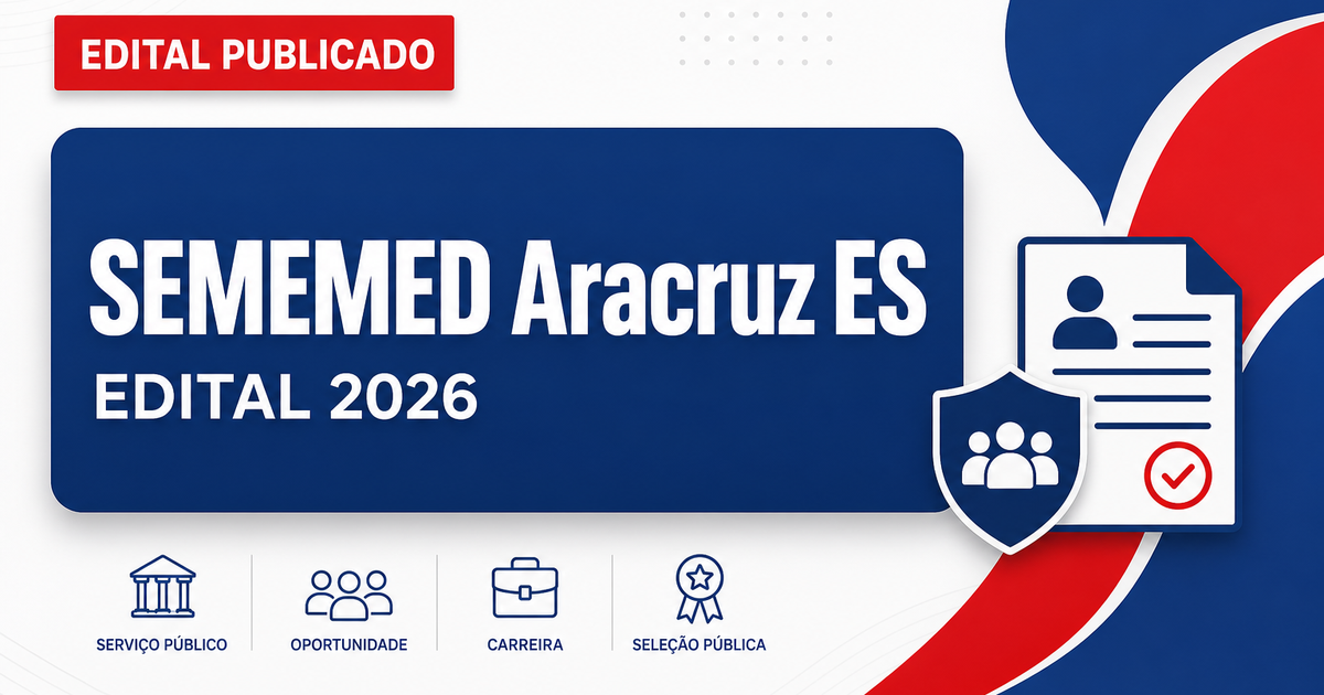 Concurso SEMED Aracruz ES: cadastro reserva de professores e pedagogos - Secretaria Municipal de Educação