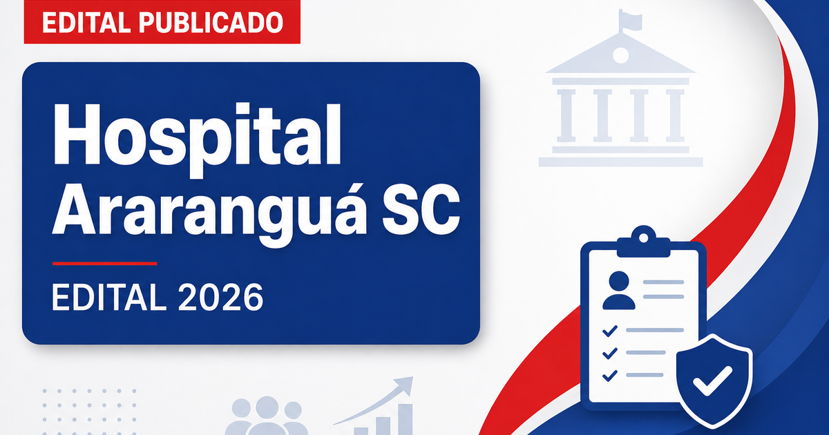 Processo seletivo Hospital Regional Araranguá SC cadastro de reserva técnico de enfermagem - Hospital Regional Araranguá