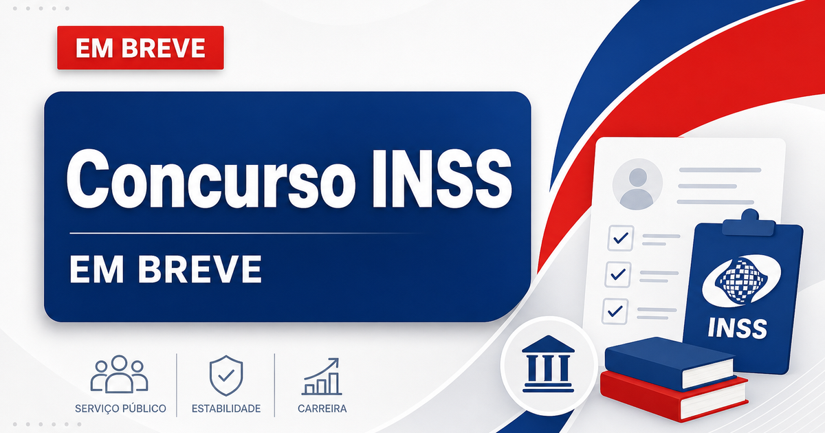Concurso INSS: seleção pode ser autorizada antes das eleições, com oferta de vagas reduzida - INSS: seleção pode ser autorizada antes das eleições, com oferta de vagas reduzi