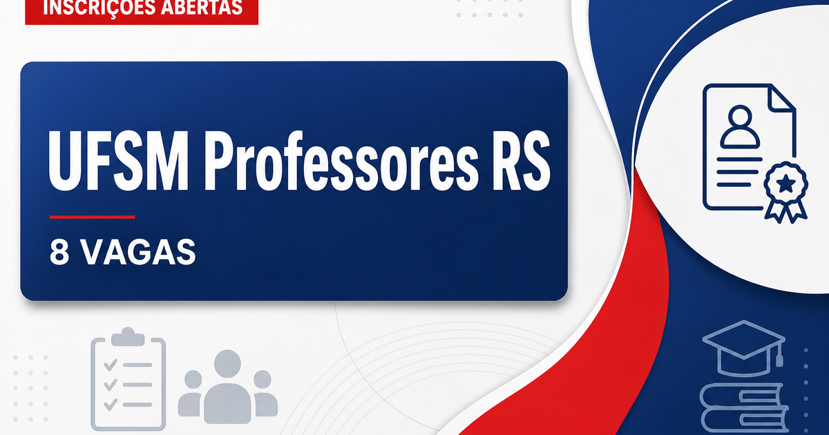 UFSM - Universidade Federal de Santa Maria: UFSM - RS abre concurso público para professores do magistério superior - Universidade Federal de Santa Maria