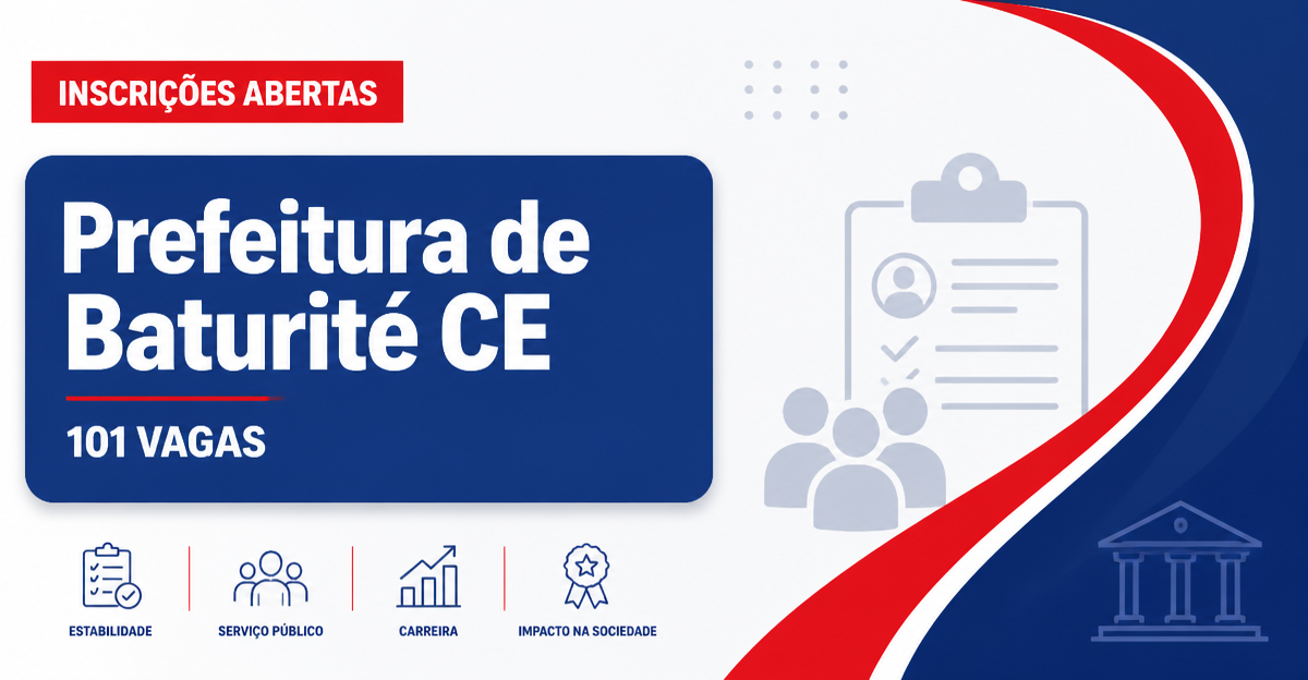 Prefeitura de Baturité: Prefeitura de Baturité - CE divulga retificações de concursos públicos - Prefeitura de Baturité