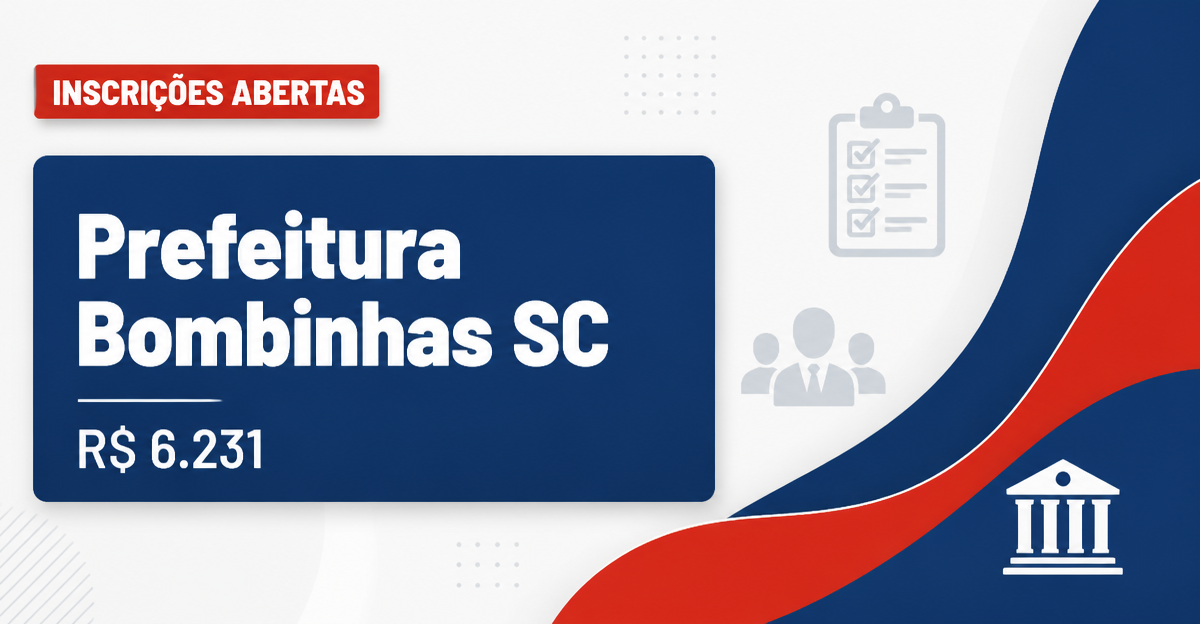 Prefeitura de Bombinhas: Prefeitura de Bombinhas - SC abre processo seletivo para cadastro de reserva - Prefeitura de Bombinhas