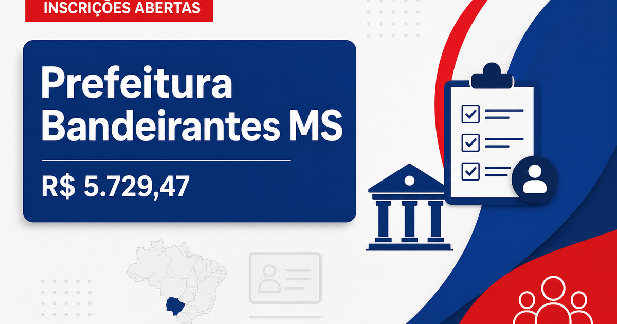 Prefeitura de Bandeirantes: Prefeitura de Bandeirantes - MS abre seleção para Assistente Social e Psicólogo - Prefeitura de Bandeirantes